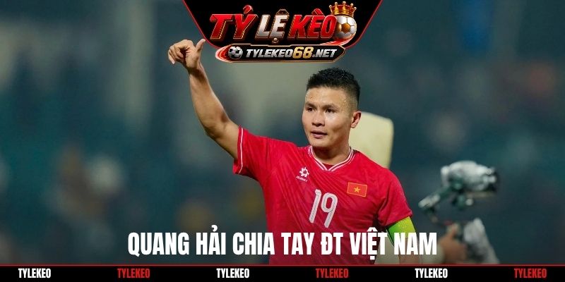 Quang Hải chia tay ĐT Việt Nam